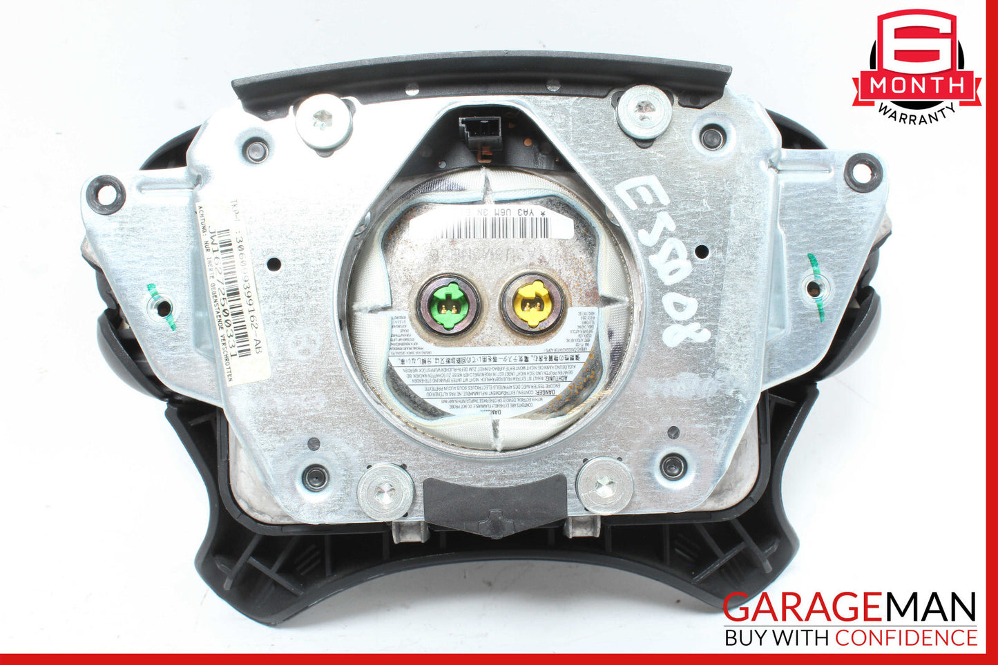 03-12 Mercedes W211 E550 CLK500 Steering Wheel Airbag Air Bag Black OEM