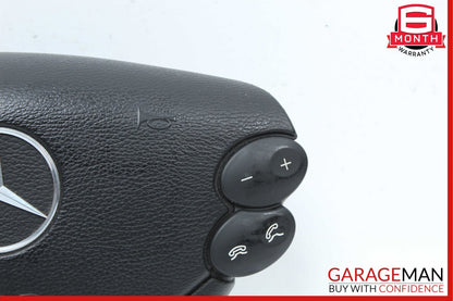 03-12 Mercedes R230 SL55 AMG CLS550 Steering Wheel Airbag Air Bag Black OEM