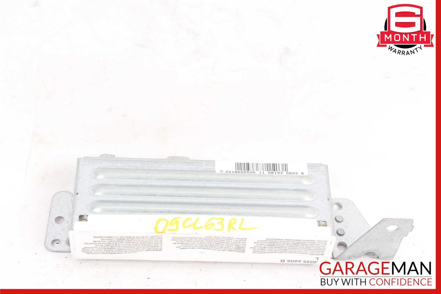 07-14 Mercedes W216 CL63 AMG CL600 S600 Rear Left Quarter Airbag Air Bag OEM