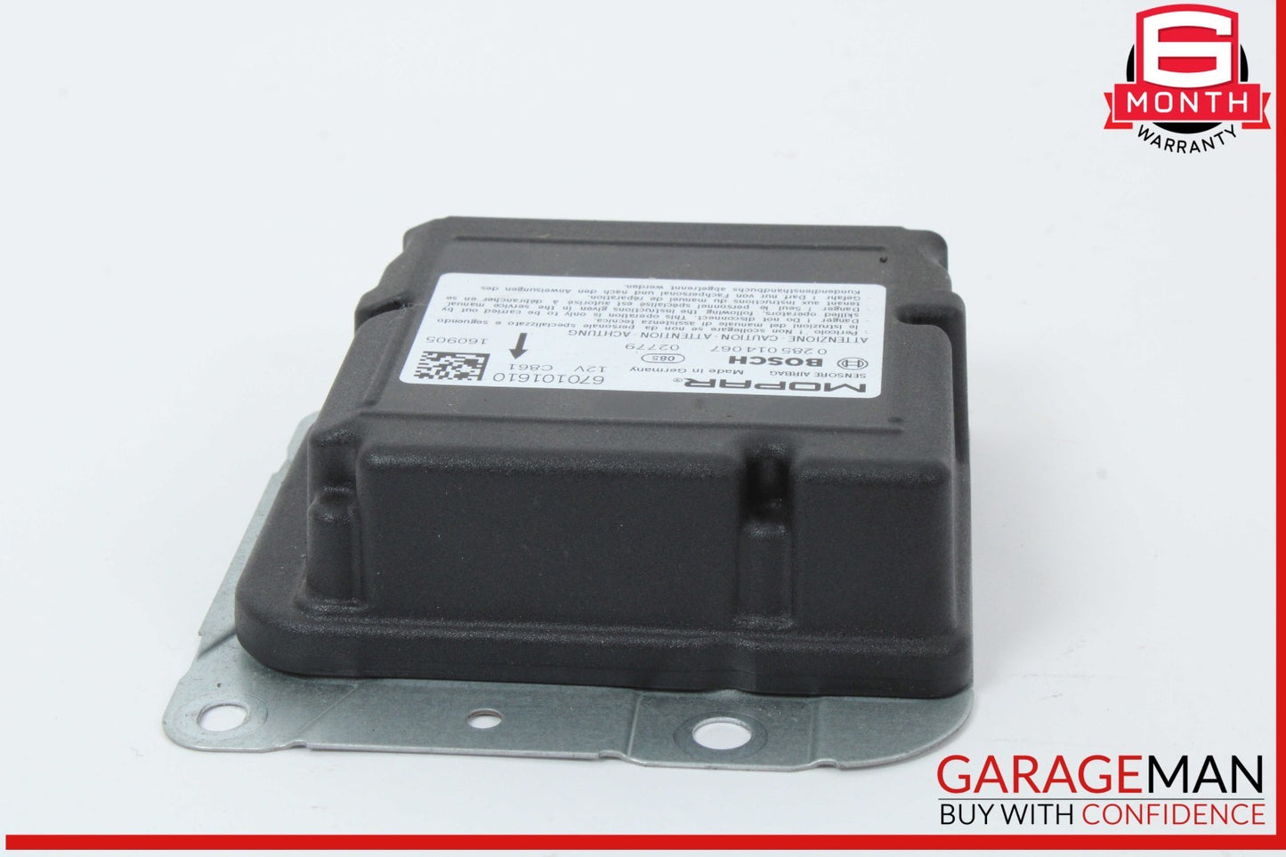 14-17 Maserati Ghibli Airbag Air Bag Sensor SRS Restraint Module 670101610 OEM