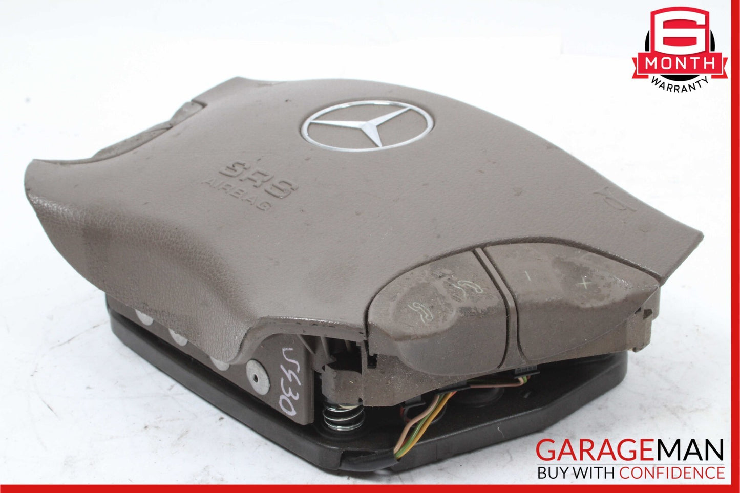 03-06 Mercedes S430 S600 CL500 CL55 AMG Steering Wheel Air Bag Airbag Beige