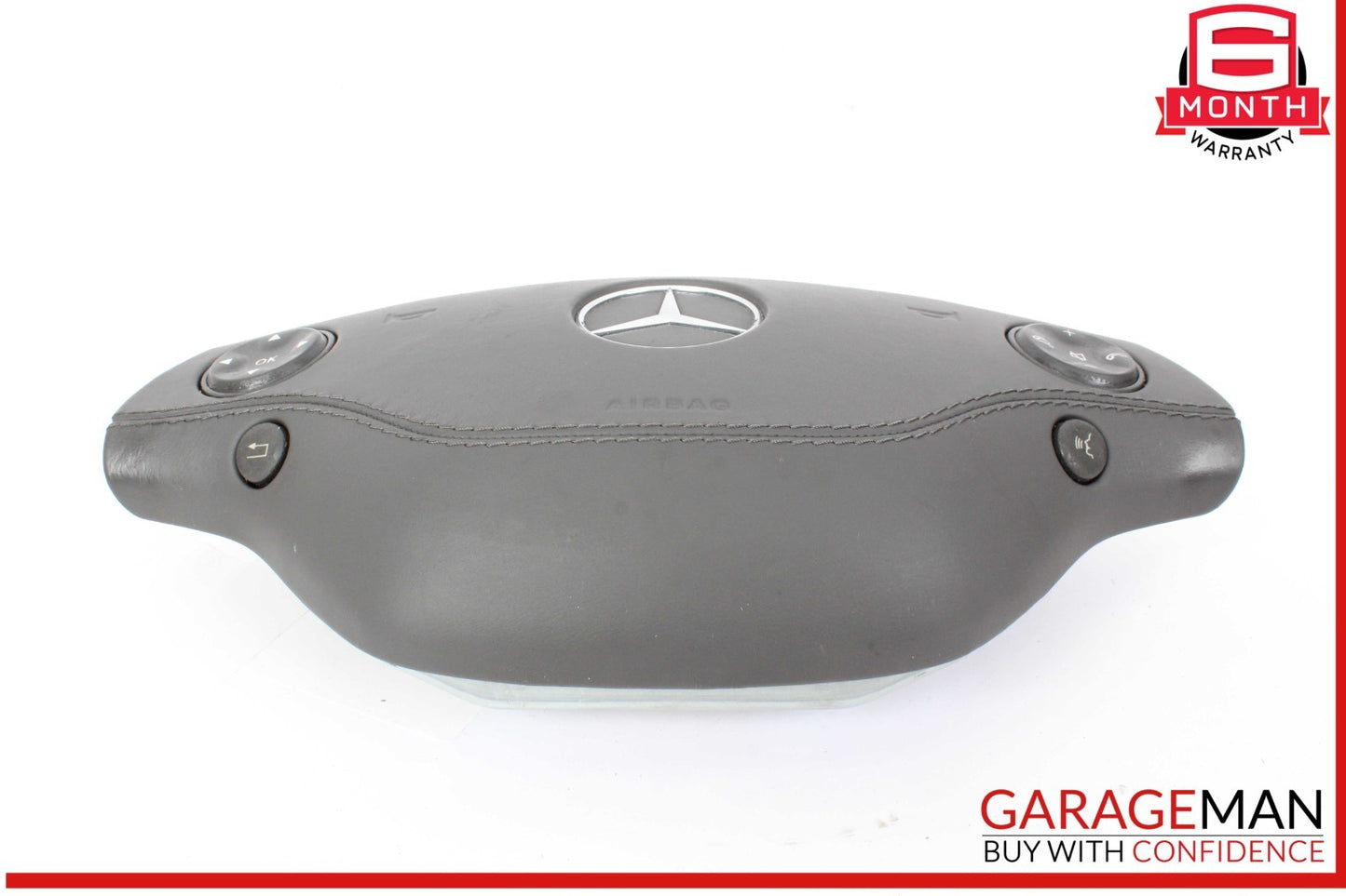 07-10 Mercedes W216 CL550 S550 Steering Wheel Airbag Air Bag Assembly Black OEM