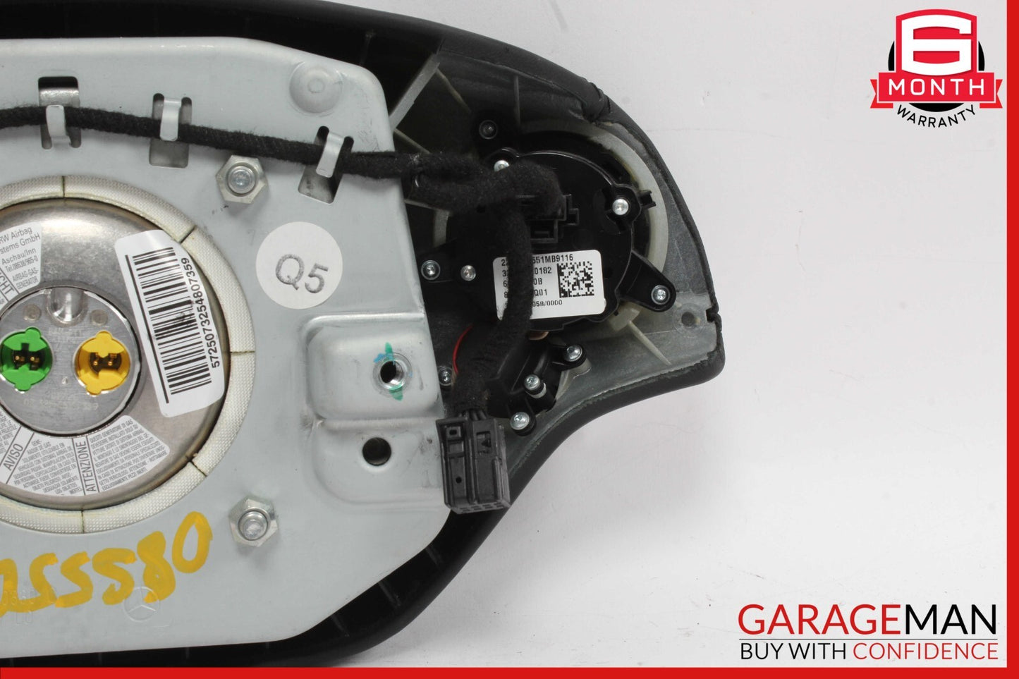 07-10 Mercedes W221 S550 CL550 S450 Steering Wheel Airbag Air Bag Anthracite OEM