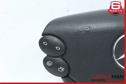 03-12 Mercedes W209 CLK55 AMG SL500 Steering Wheel Airbag Air Bag Black OEM