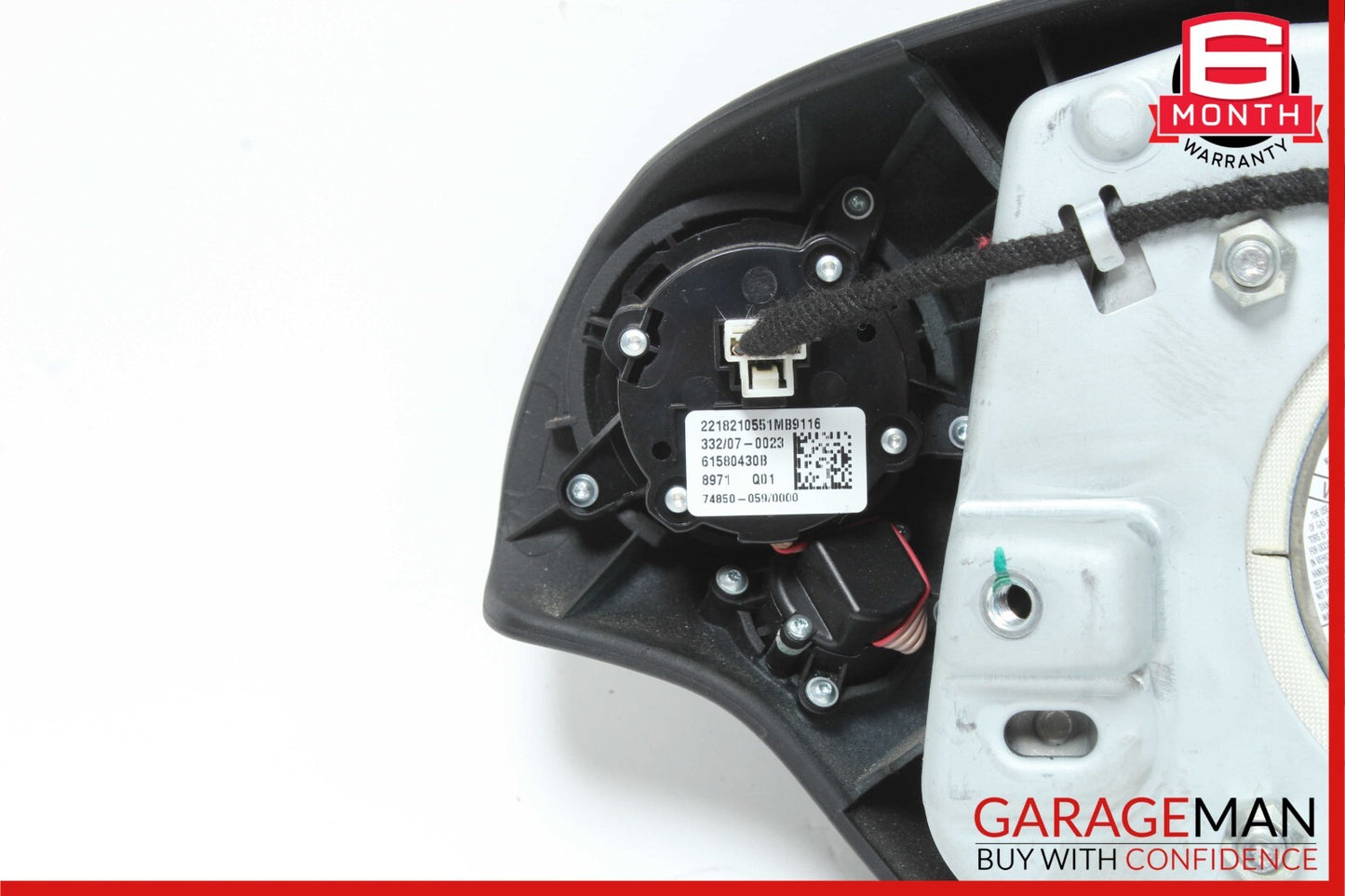 07-10 Mercedes W221 S550 S450 Steering Wheel Airbag Air Bag Assembly Black OEM