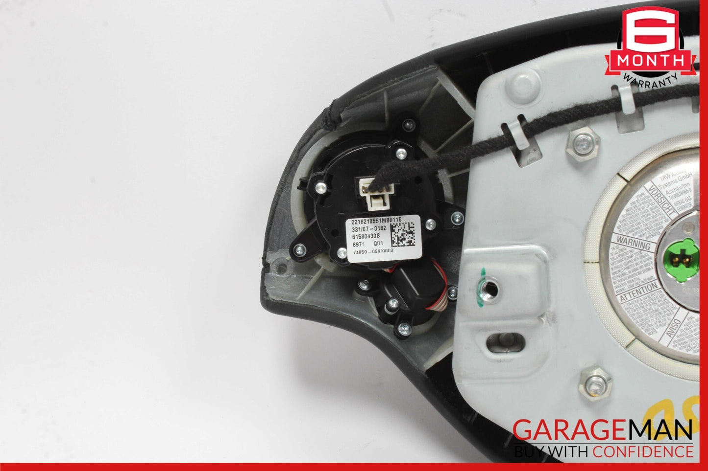 07-10 Mercedes W221 S550 CL550 S450 Steering Wheel Airbag Air Bag Anthracite OEM