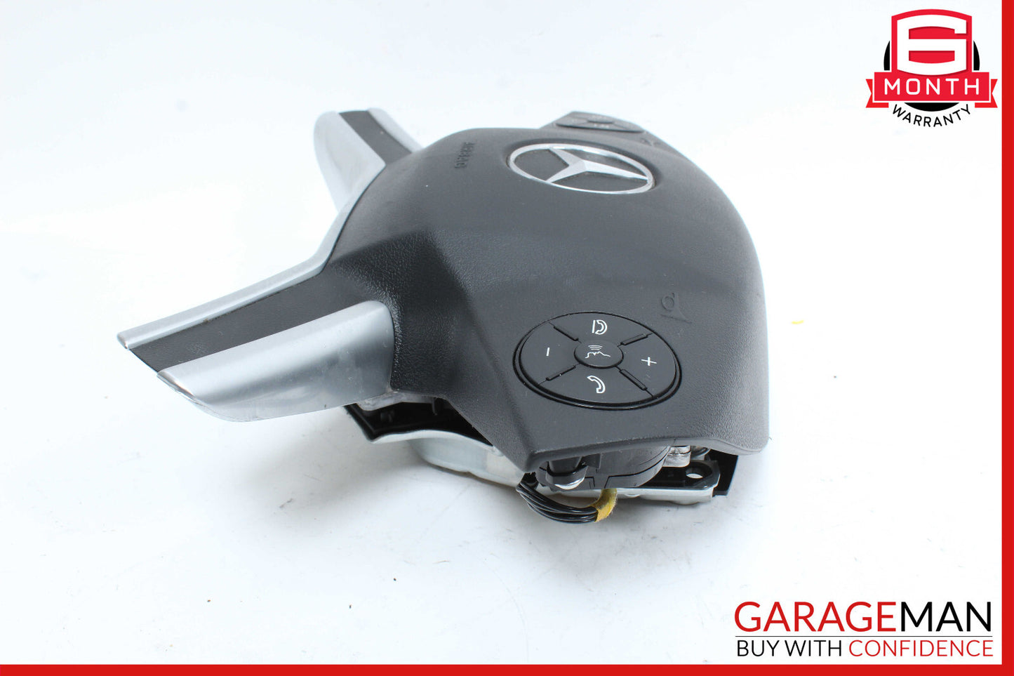09-13 Mercedes X164 GL550 R350 ML350 Steering Wheel Airbag Air Bag Black OEM