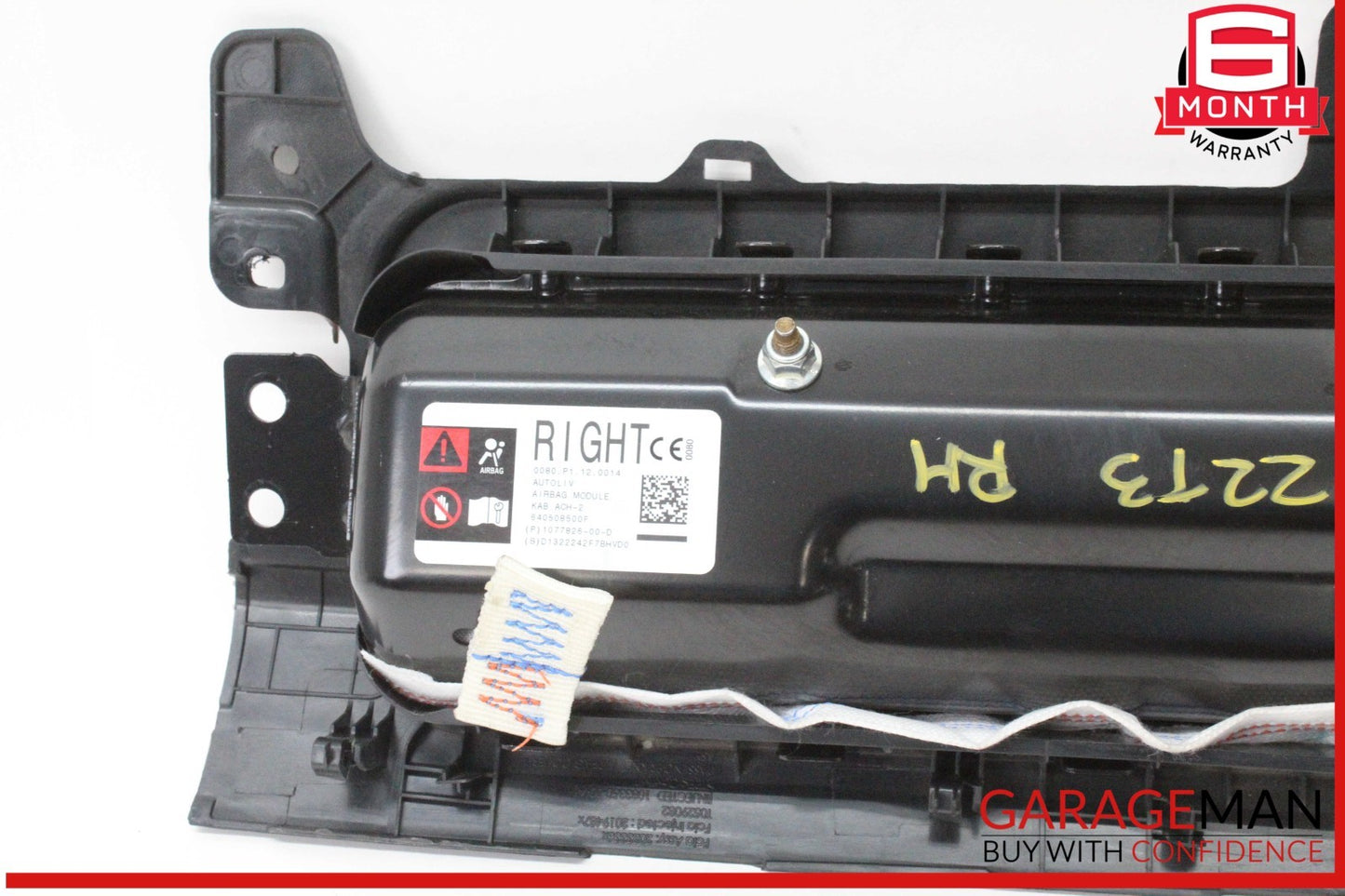 17-23 Tesla Model 3 Front Right Passenger Side Dash Knee Airbag Air Bag OEM