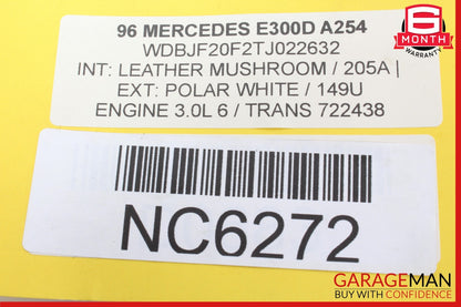 92-99 Mercedes W210 E300D  S500 SL500 Steering Wheel SRS Airbag Air Bag OEM