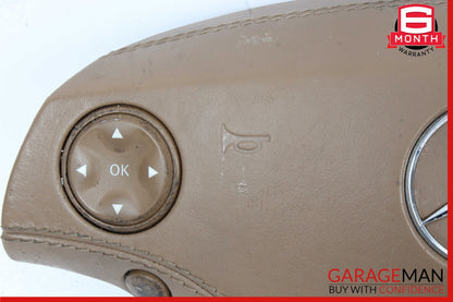 07-10 Mercedes W216 CL550 CL500 S550 Steering Wheel Airbag Air Bag Brown OEM