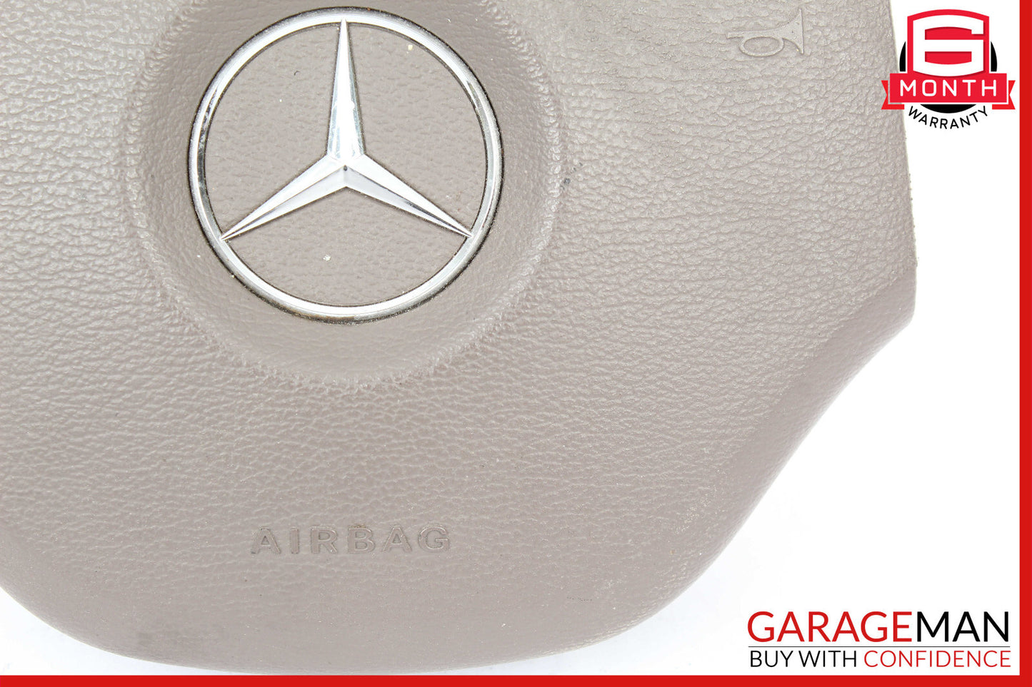 06-08 Mercedes W164 ML350 GL450 R350 Driver Steering Wheel Airbag Leather Brown