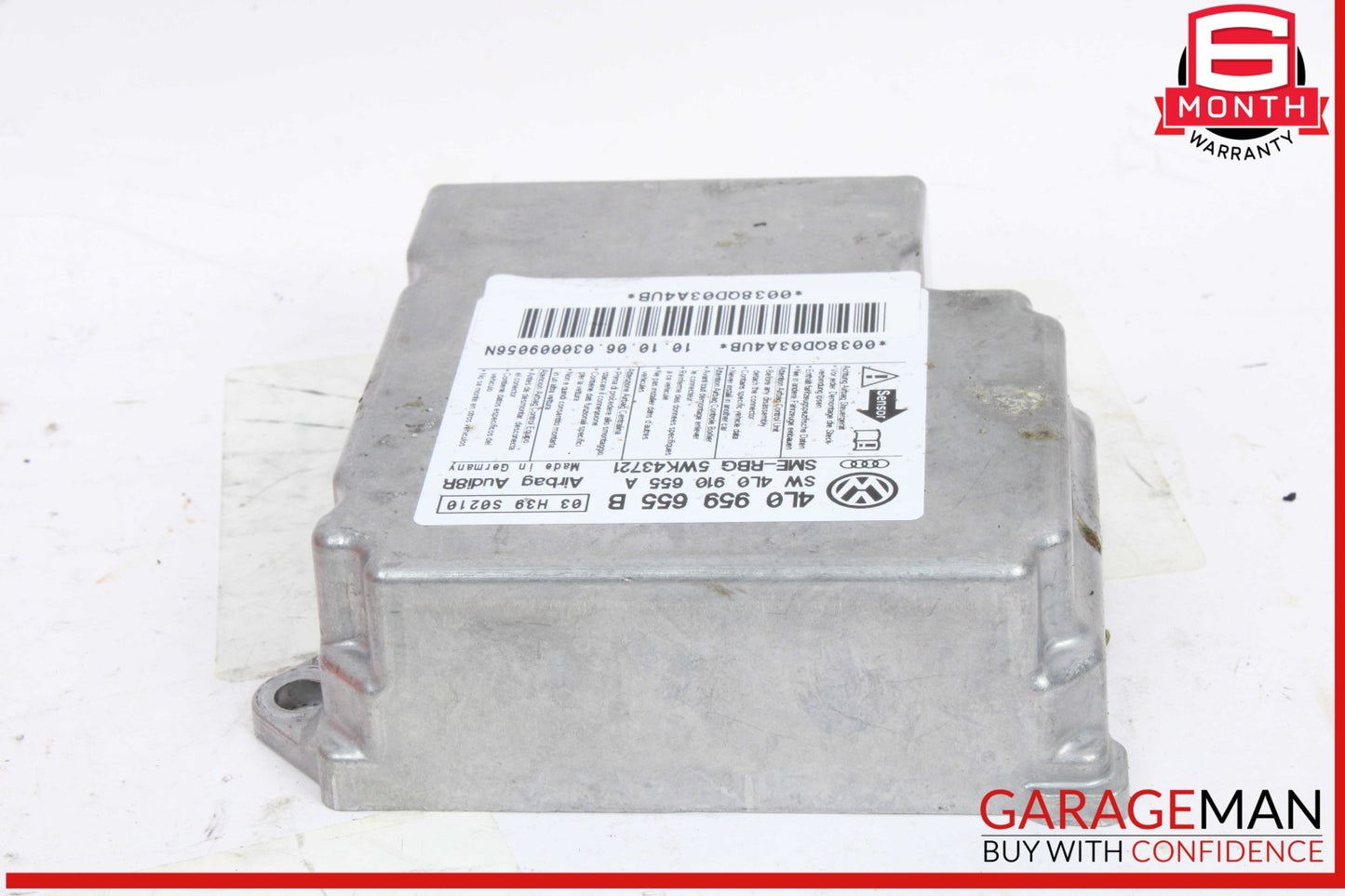07-15 Audi Q7 Airbag Air Bag SRS Restraint Control Module Unit 4L0959655B OEM