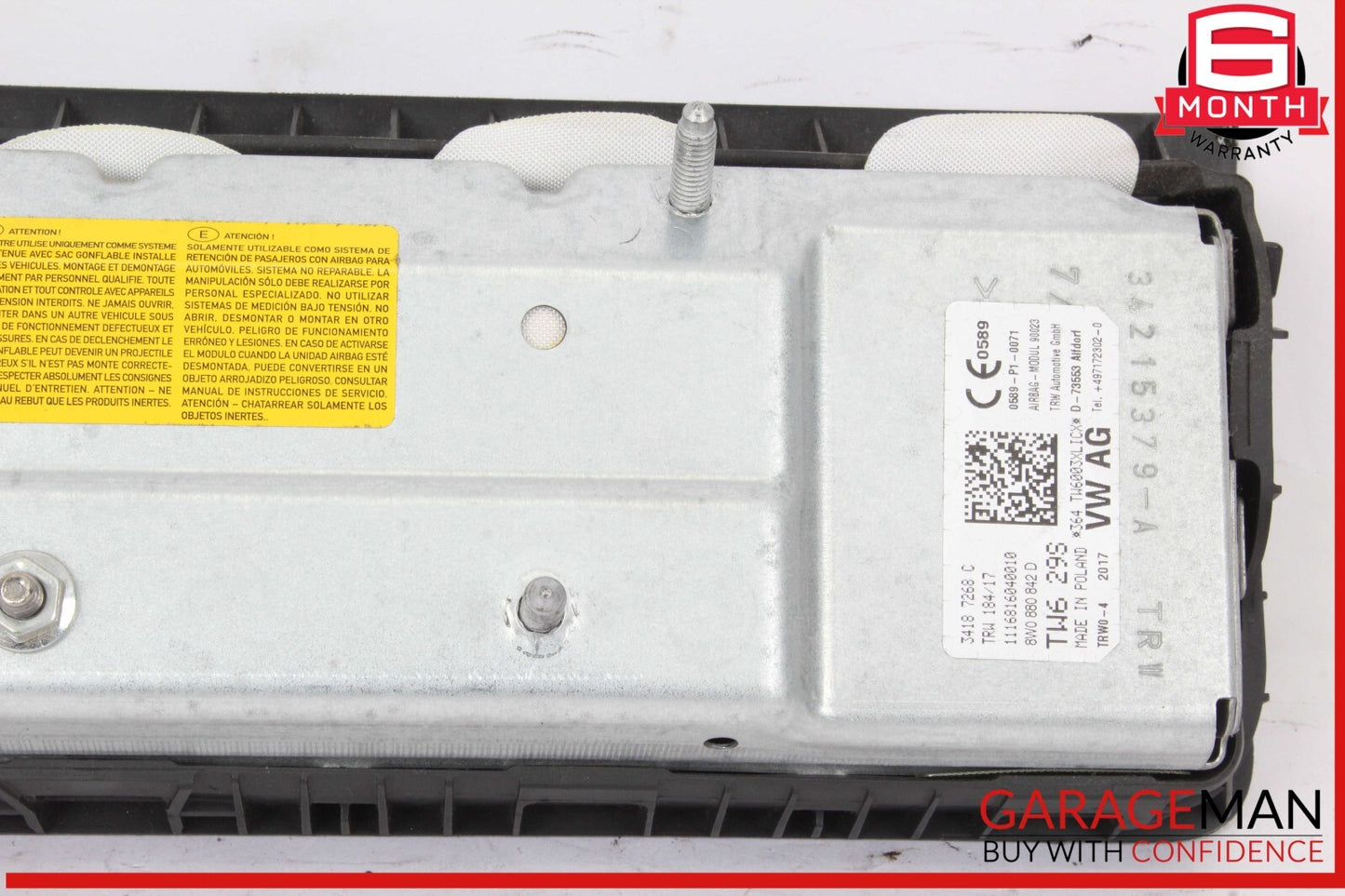 17-24 Audi A4 Front Right Passenger Side Knee Airbag Air Bag 8W0880842D OEM