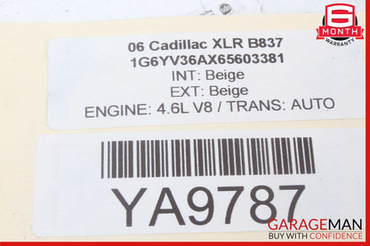 04-13 Cadillac XLR Front Right Passenger Side Dash Panel Airbag 25782416 OEM