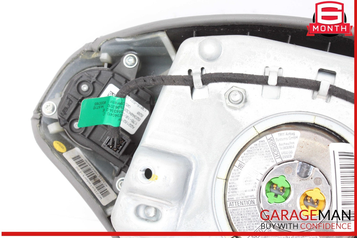 10-14 Mercedes W221 S550 CL550 Steering Wheel Airbag Air Bag Gray OEM