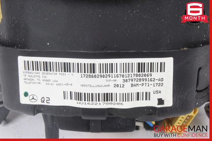 12-17 Mercedes C250 GLK350 E550 C300 E63 Steering Wheel Airbag Air Bag Black OEM