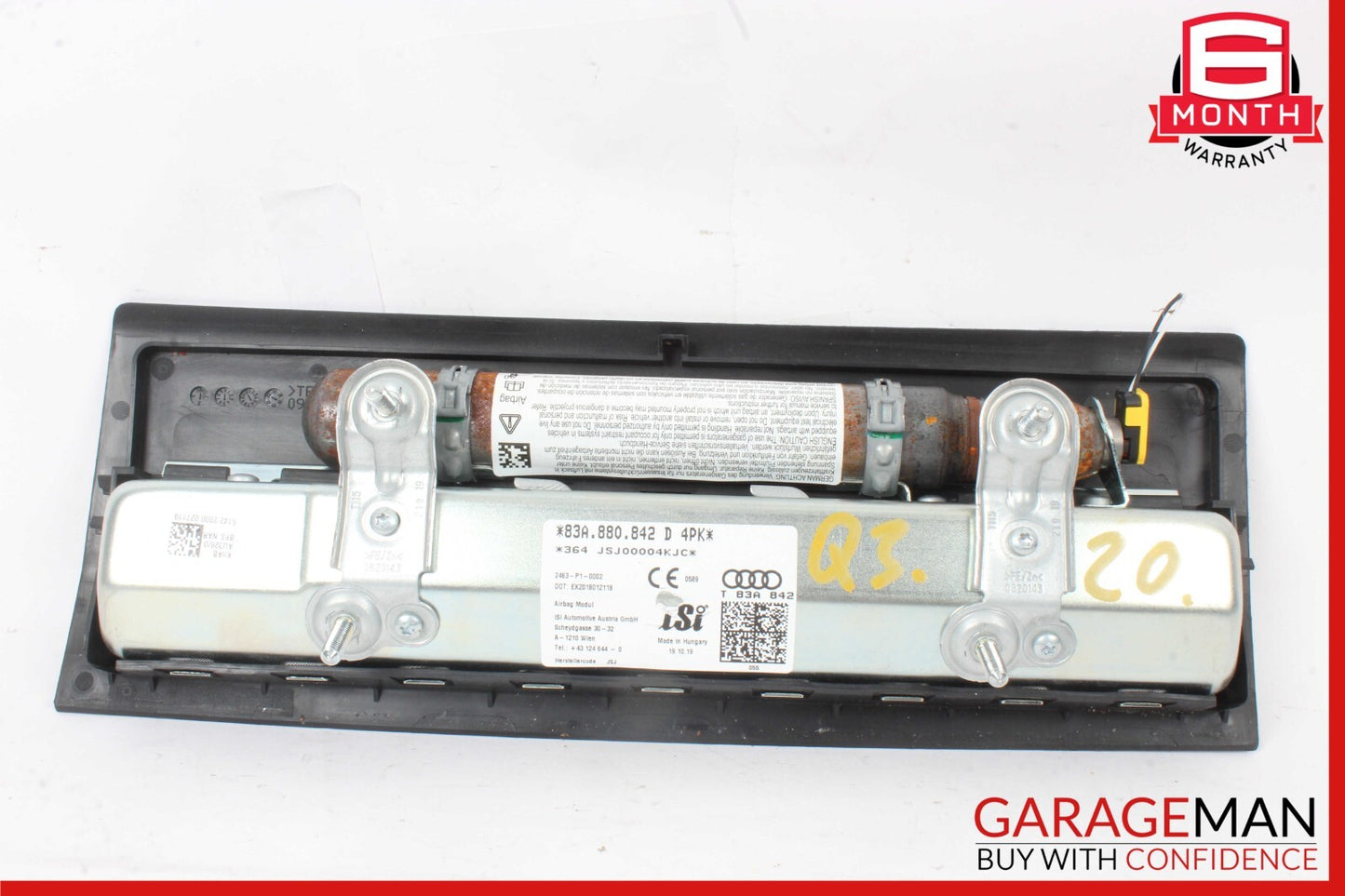 19-24 Audi Q3 Right Passenger Side Knee Air Bag 83A880842D