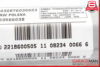 07-14 Mercedes W216 CL550 CL600 S550 S600 Rear Left Quarter Airbag Air Bag