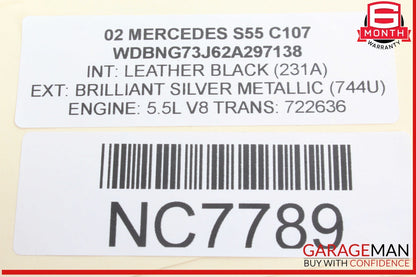 00-06 Mercedes W220 S55 CL55 AMG Steering Wheel Air Bag Airbag SRS OEM