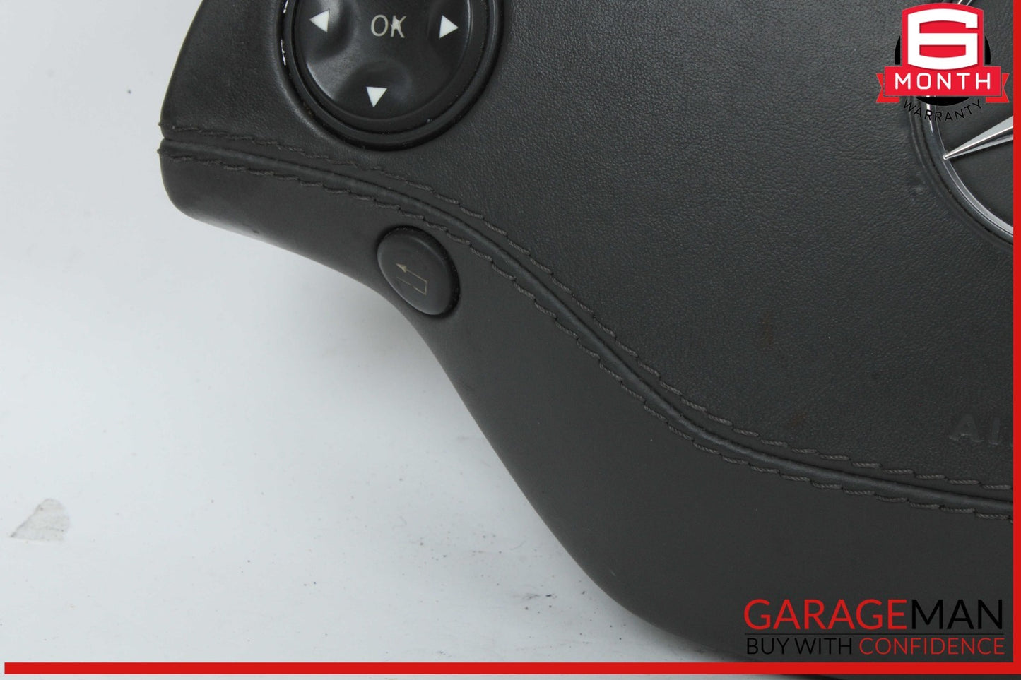 07-10 Mercedes W221 S550 S450 Steering Wheel Airbag Air Bag Assembly Black OEM