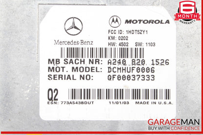 00-06 Mercedes W211 E500 S430 Voice Command Control Module 2408201526 OEM