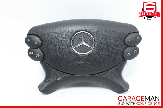 03-12 Mercedes W211 E550 CLK500 Steering Wheel Airbag Air Bag Black OEM