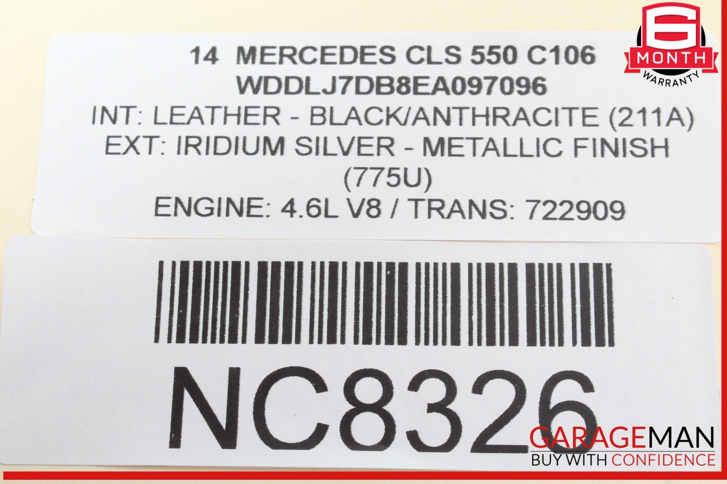10-18 Mercedes W218 CLS550 CLS350 Front Right Side Seat Side Airbag Air Bag OEM