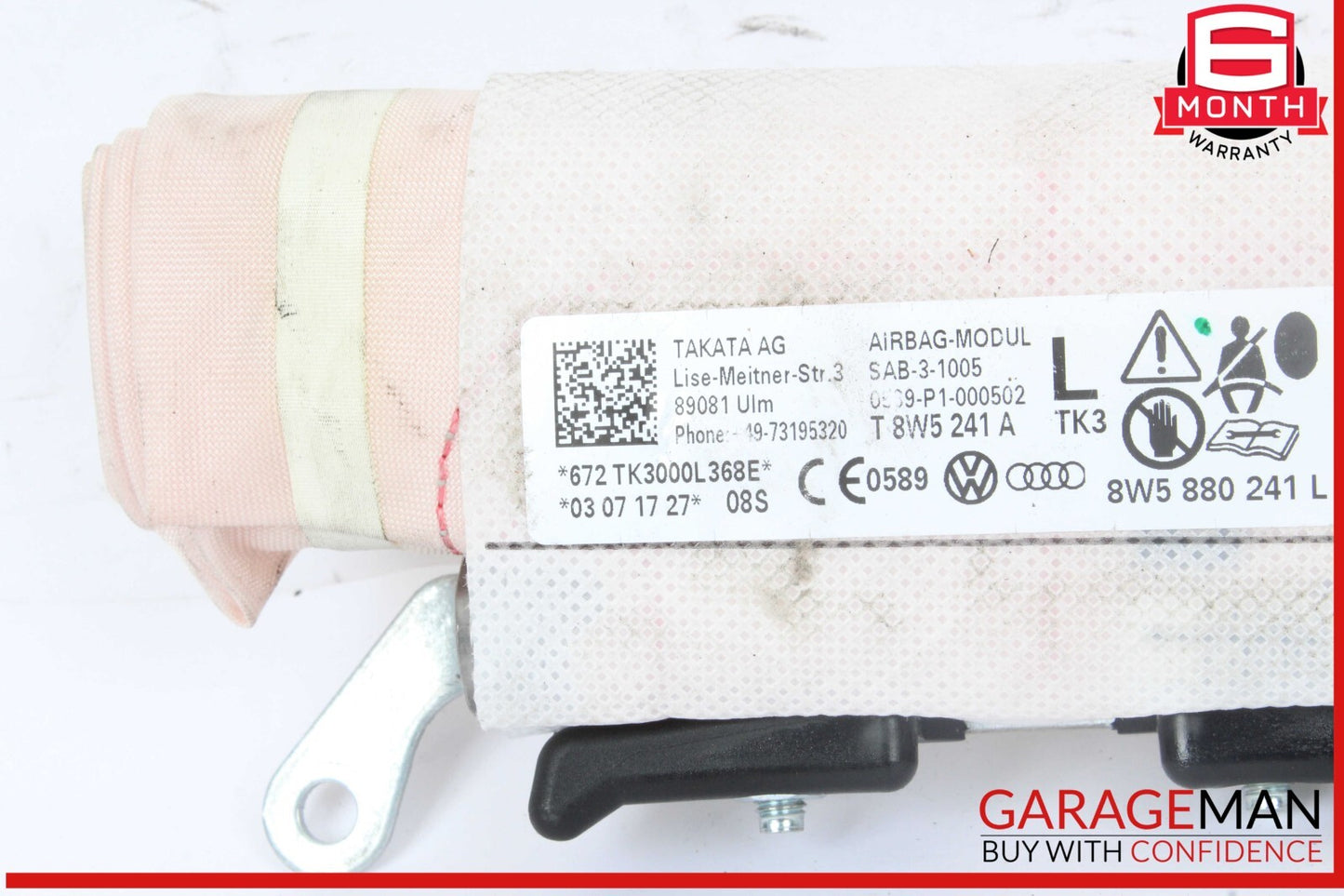 17-20 Audi A4 Quattro Front Left Driver Side Seat Air Bag Airbag 8W5880241L OEM