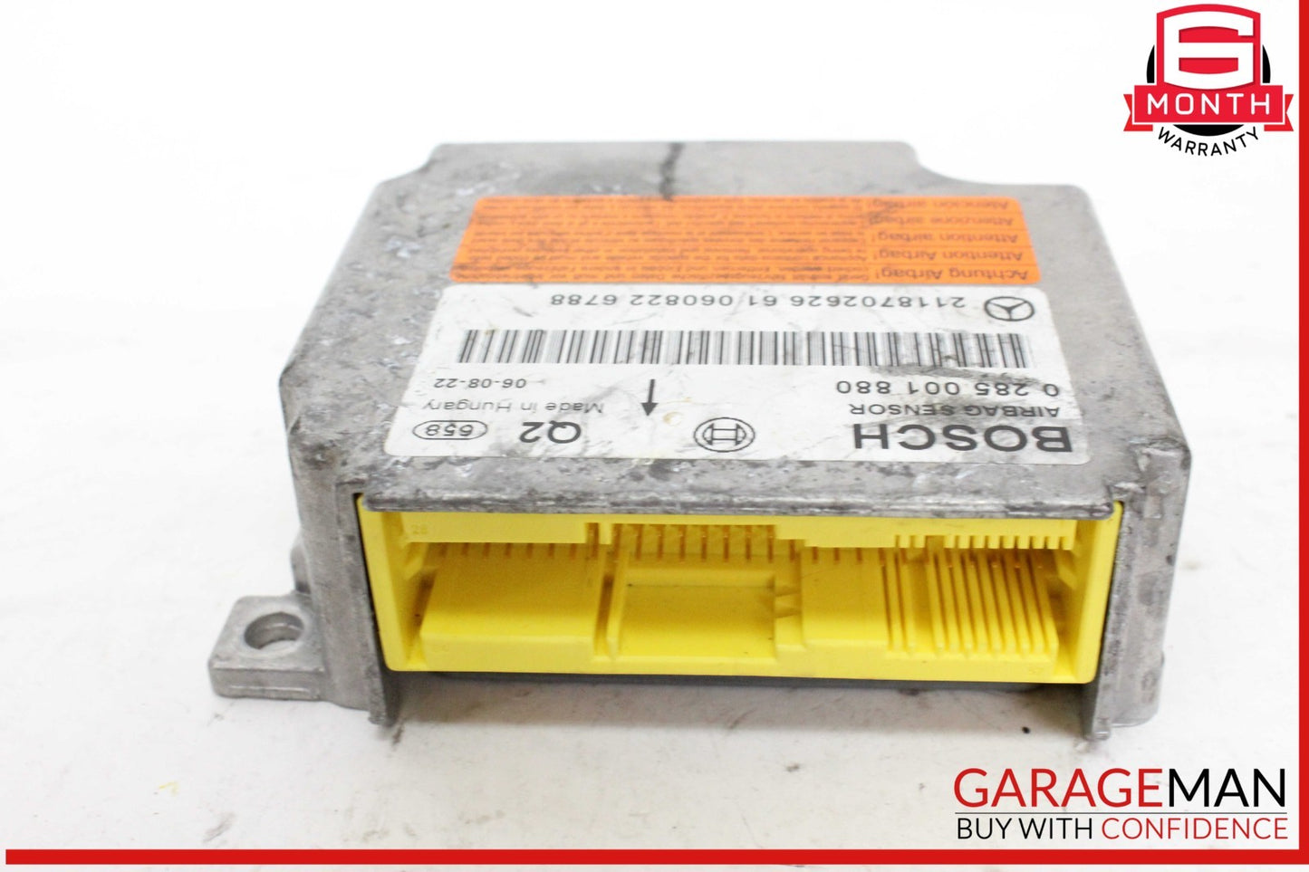 03-11 Mercedes W211 E320 CDI Airbag Air Bag Sensor SRS Control Module Unit OEM
