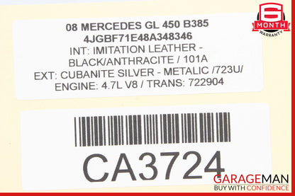 06-08 Mercedes GL450 R350 ML350 ML63 AMG Steering Wheel Airbag Air Bag Grey