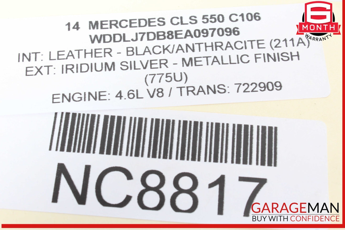 14-18 Mercedes W218 CLS550 Dashboard Glove Box Storage w/ Knee Airbag OEM