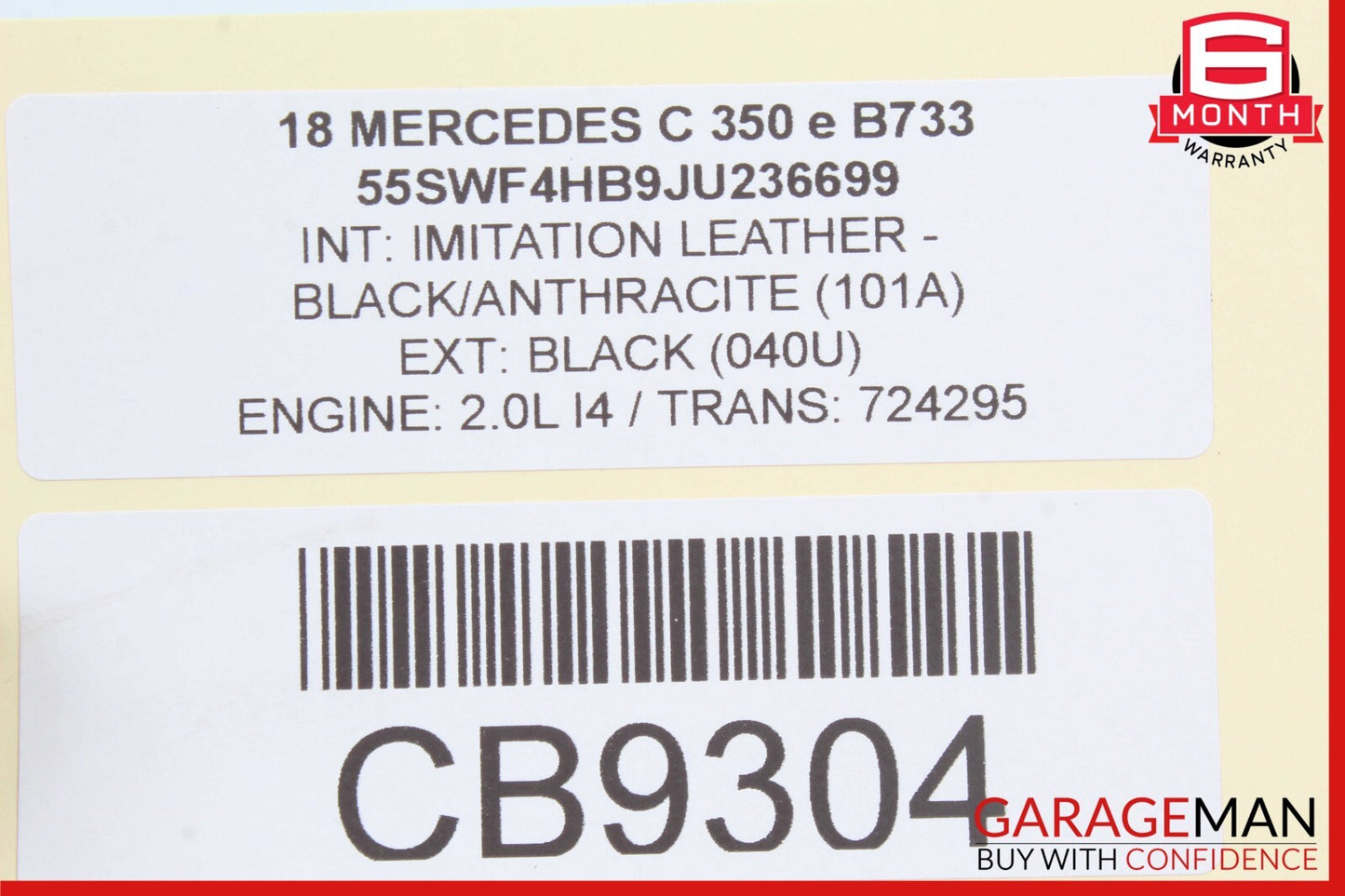 15-20 Mercedes W205 C350e Front Right Side Dashboard Dash Air Bag Airbag OEM