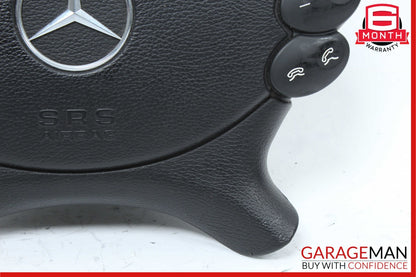 03-12 Mercedes R230 SL55 AMG CLS550 Steering Wheel Airbag Air Bag Black OEM