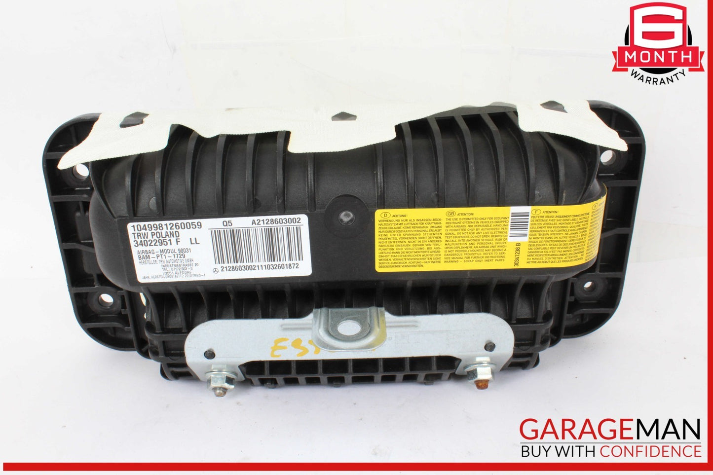 10-13 Mercedes W212 E350 Bluetec Front Right Dashboard Dash Airbag Air Bag OEM