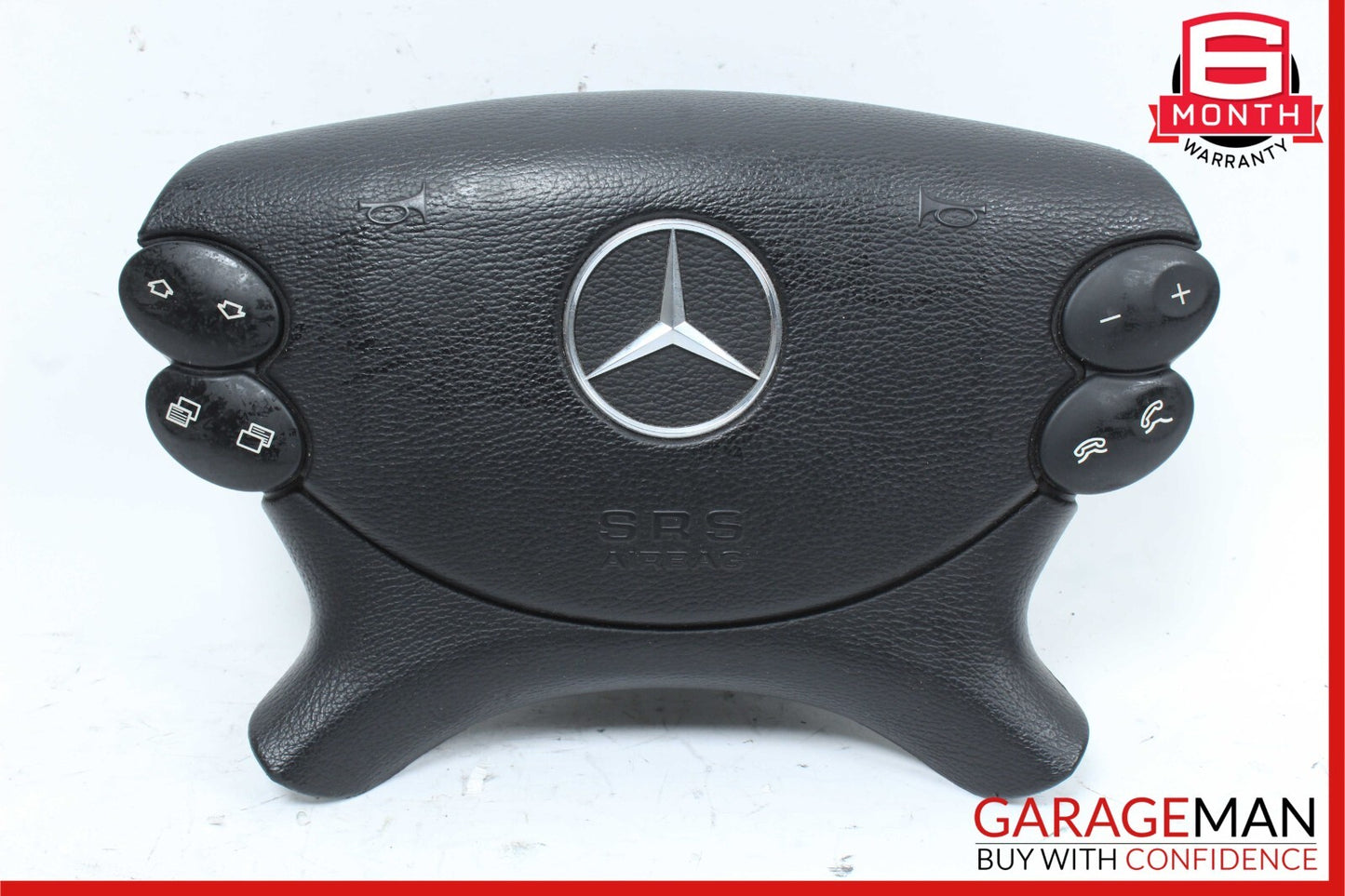 03-12 Mercedes R230 SL55 AMG CLS550 Steering Wheel Airbag Air Bag Black OEM