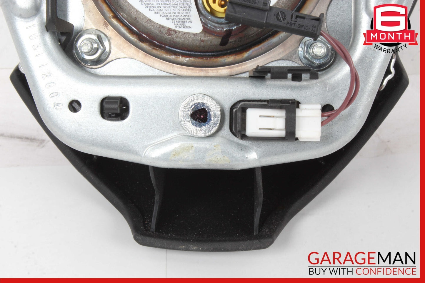 14-20 Maserati Ghibli Black Driver Column Steering Wheel Crash Airbag