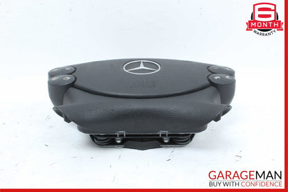 03-12 Mercedes W209 CLK55 AMG SL500 Steering Wheel Airbag Air Bag Black OEM