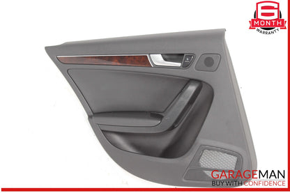 13-16 Audi A4 Rear Left Side Interior Door Panel OEM