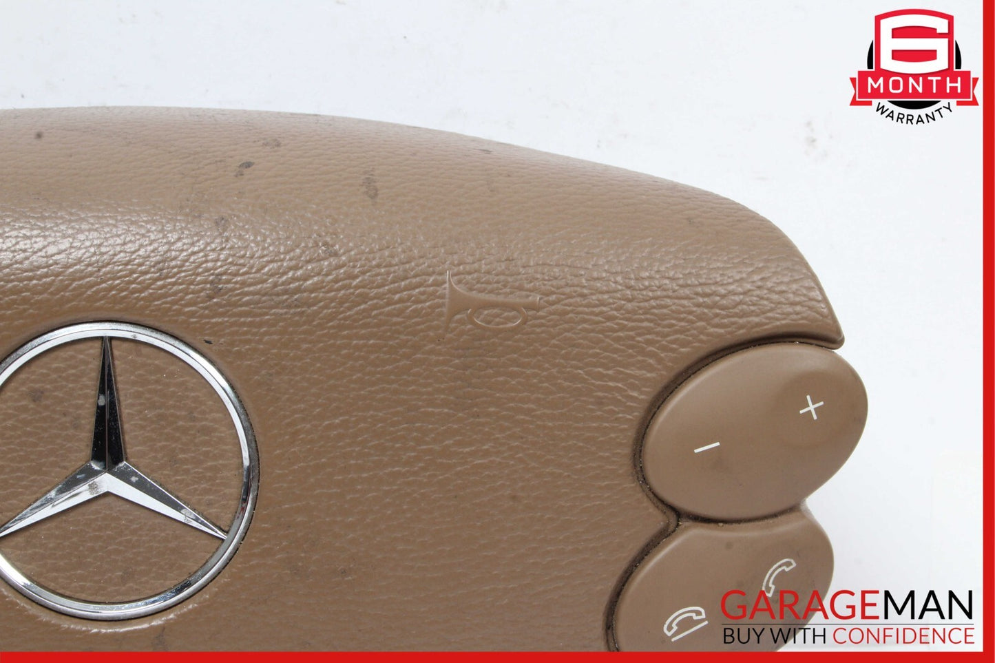03-12 Mercedes E350 E550 SL500 Steering Wheel Airbag Air Bag Assembly Brown