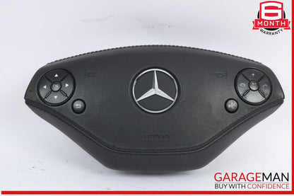 10-14 Mercedes W221 S550 CL550 Steering Wheel Airbag Air Bag Black OEM