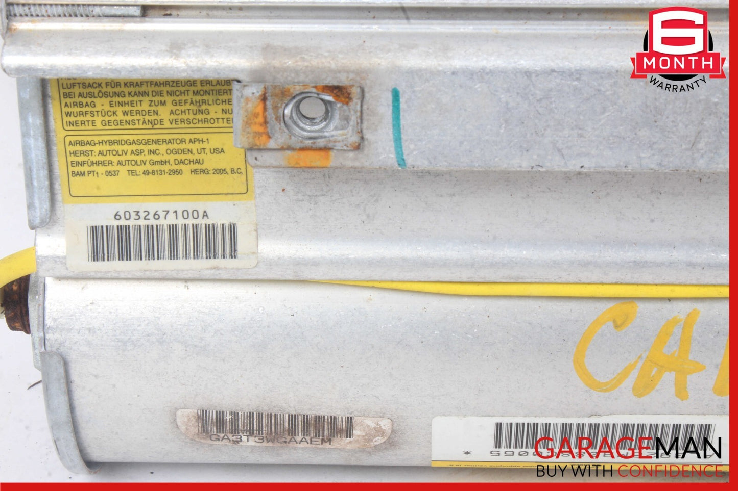 04-13 Cadillac XLR Front Right Passenger Side Dash Panel Airbag 25782416 OEM