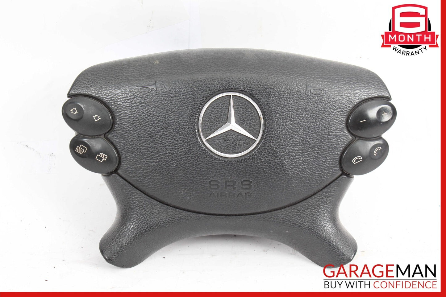 03-12 Mercedes W211 E350 G500 G55 AMG Steering Wheel Airbag Air Bag Black OEM