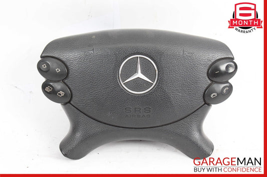 03-12 Mercedes W211 E350 G500 G55 AMG Steering Wheel Airbag Air Bag Black OEM