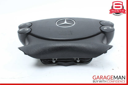 03-12 Mercedes R230 SL55 AMG CLS550 Steering Wheel Airbag Air Bag Black OEM