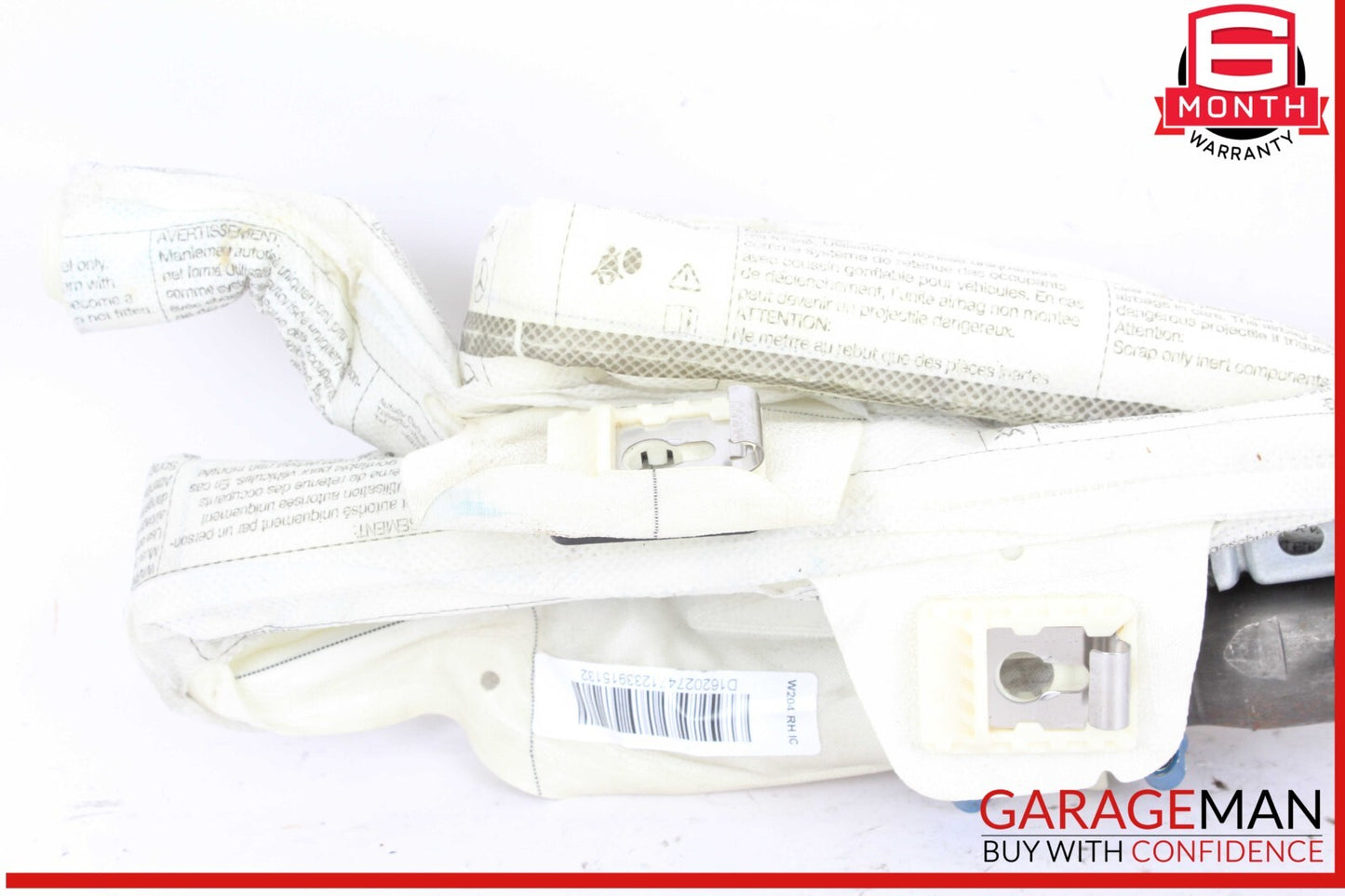 08-14 Mercedes W204 C250 C300 Right Side Roof Curtain Airbag Air Bag OEM