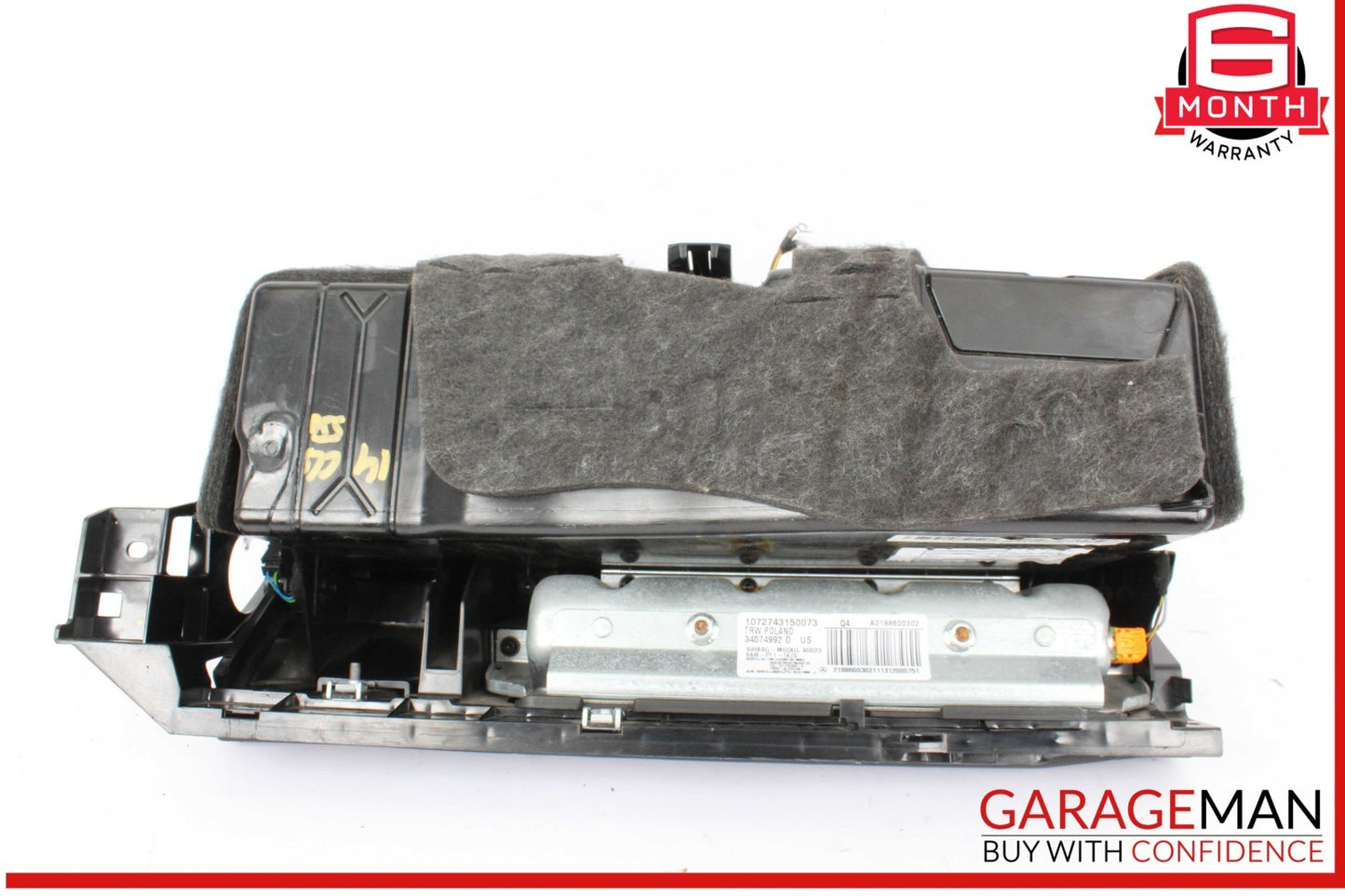 14-18 Mercedes W218 CLS550 Dashboard Glove Box Storage w/ Knee Airbag OEM