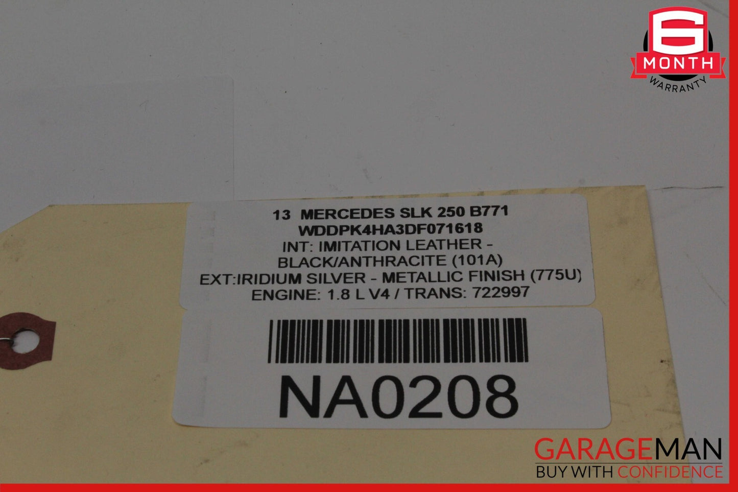 12-20 Mercedes R172 SLK250 SLC300 Door Airbag Left Driver Side 1728602502 OEM