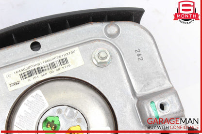 06-08 Mercedes W251 R500 Driver Side Steering Wheel Airbag Air Bag Black OEM