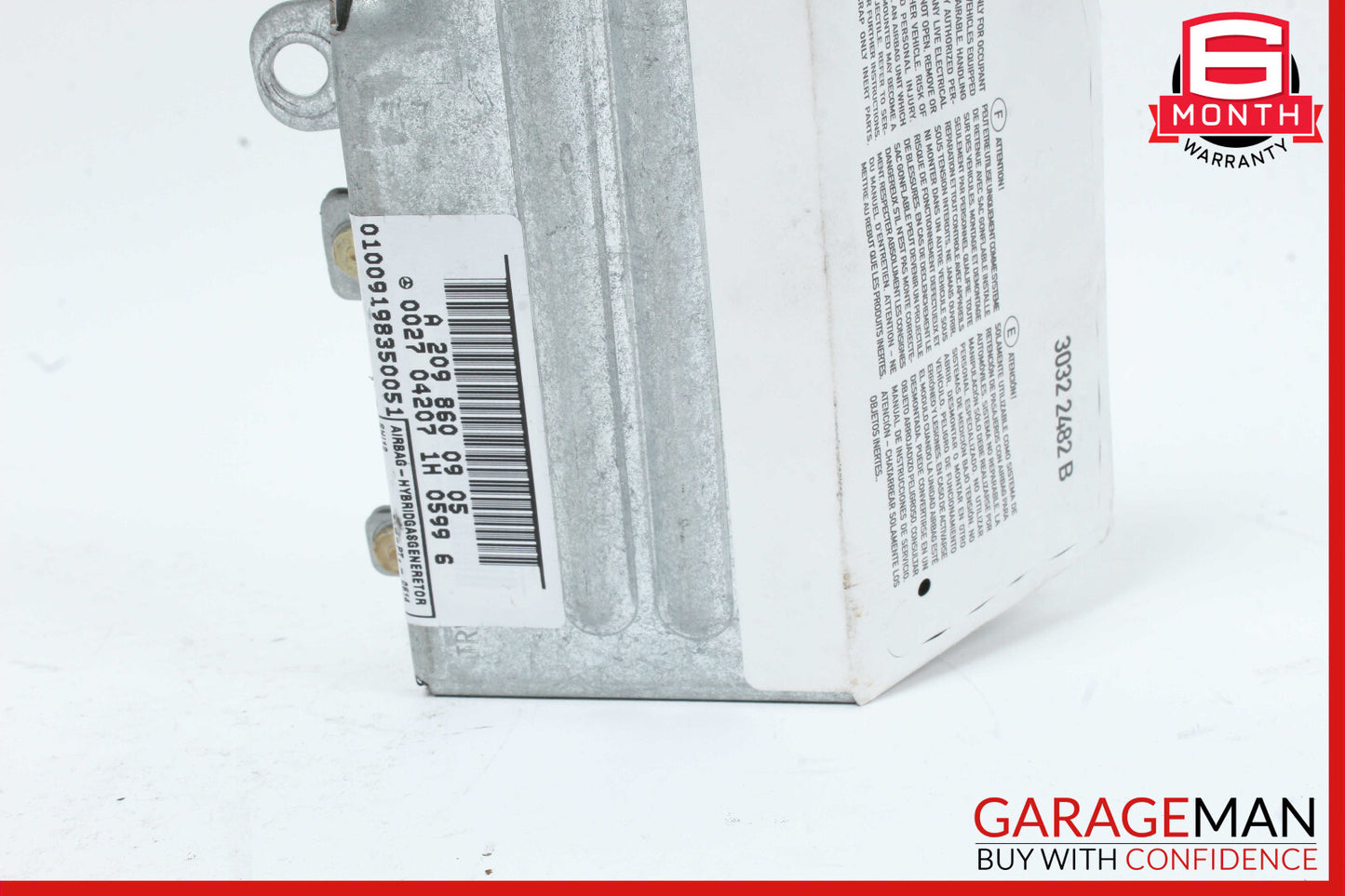 Mercedes W209 CLK320 CLK63 Convertible Quarter Airbag Air Bag Rear Left Side OEM