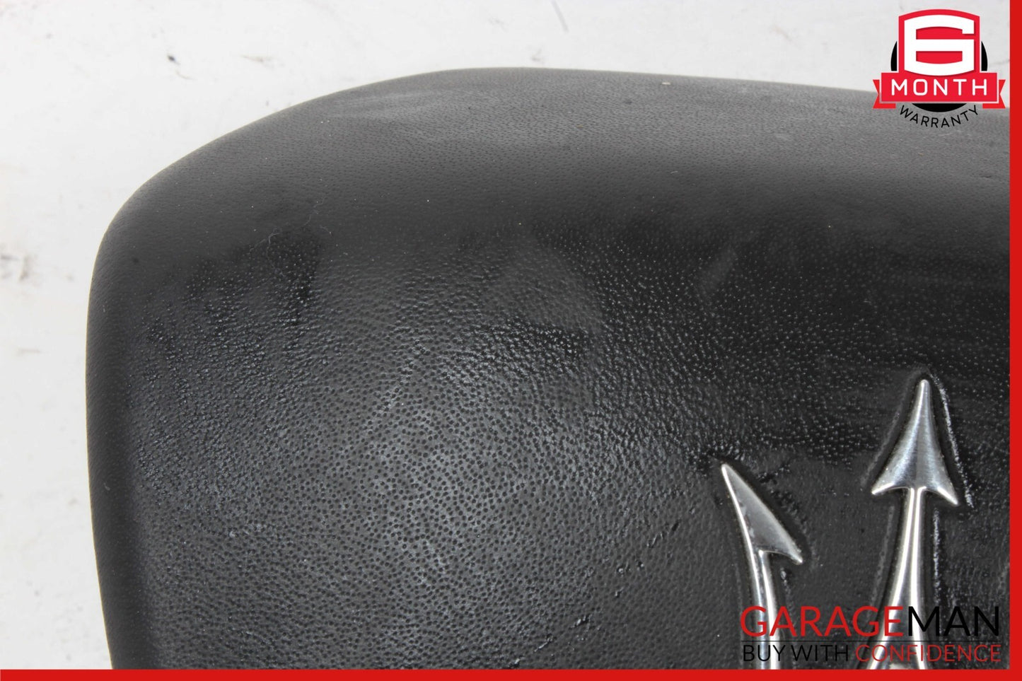 14-20 Maserati Ghibli Black Driver Column Steering Wheel Crash Airbag